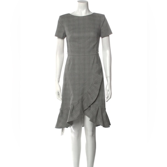 Calvin Klein Plaid Knee-Length Dress US 6 - Picture 1 of 5